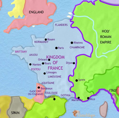 Britain 1215 - End of King John's reign